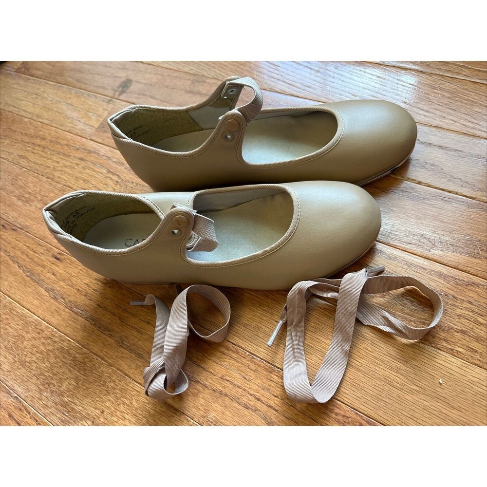 Capezio Shuffle Tap Shoes - Size 4 - Great Condition, Worn 2 Classes - 356C CAR